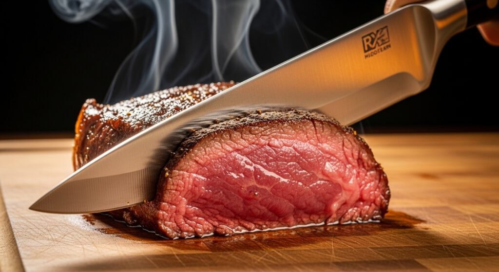 Imagem das melhores facas para churrasco em 2025, mostrando lâminas afiadas e cabos ergonômicos para cortes precisos e confortáveis.